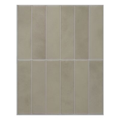 Crédence Adhésive Cuisine et Salle de Bain x4 - Carrelage Mural Smart Tiles, Beige - 29,03 x 22,86cm