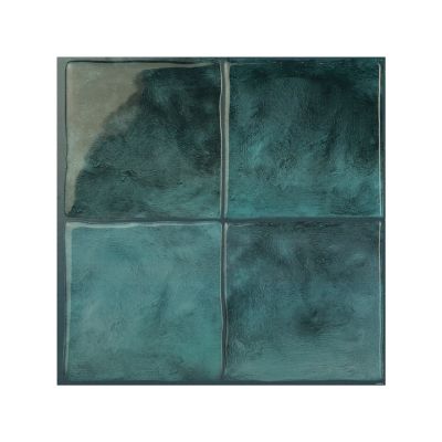 Crédence Adhésive Cuisine et Salle de Bain x4 - Carrelage Mural Smart Tiles, Bleu - 22,86 x 22,86cm
