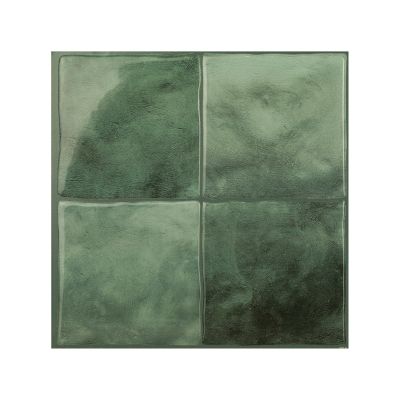 Crédence Adhésive Cuisine et Salle de Bain x4 - Carrelage Mural Smart Tiles, Vert - 22,86 x 22,86cm