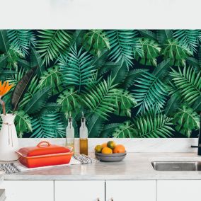 Crédence adhésive décoration jungle 50x100 cm