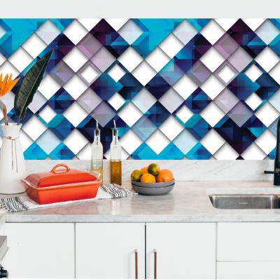 Crédence adhésive design effet mosaïque - 60x400cm