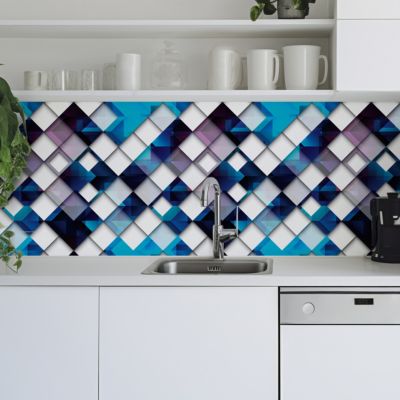 Crédence adhésive design effet mosaïque - 60x400cm