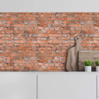 Crédence adhésive effet briques 002 50x400cm