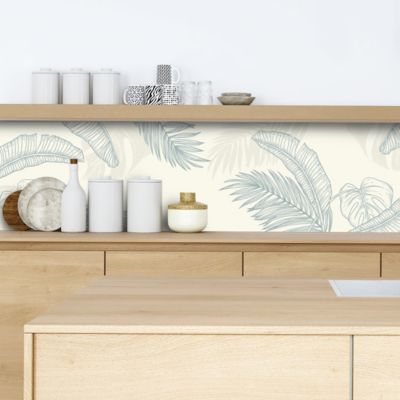 Crédence adhésive feuillage 50x200 cm