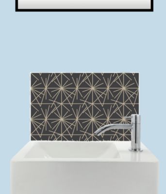 Crédence adhésive Lave-mains LEONIE 35 cm x 25 cm Ma Nouvelle Déco