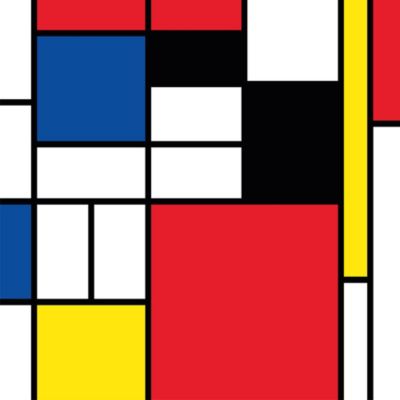 Crédence Adhésive Mondrian 100 x 40 cm