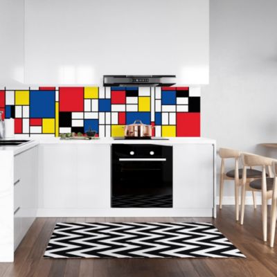 Crédence Adhésive Mondrian 100 x 40 cm