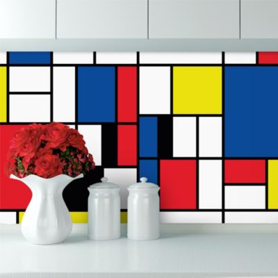 Crédence Adhésive Mondrian 100 x 40 cm