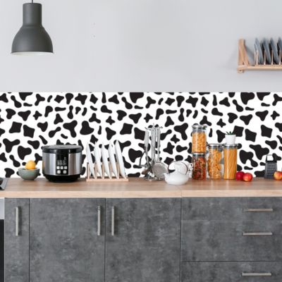 Crédence adhésive tâches de vache 50x400 cm