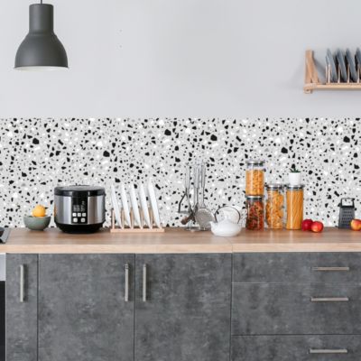 Crédence adhésive terrazzo 40x300 cm