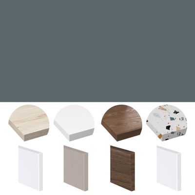 Crédence cuisine fond de hotte feuilles et lumière - Alu composite - L
