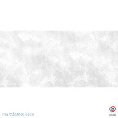Crédence cuisine fond de hotte Béton ciré - Verre trempé - L 70 cm x H 60 cm - MaCrédenceDéco