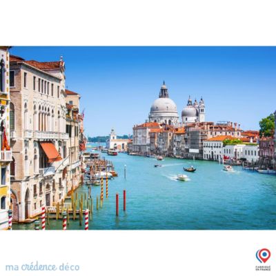 Crédence cuisine fond de hotte Italie Venise - Verre trempé - L 90 cm x H 70 cm - MaCrédenceDéco