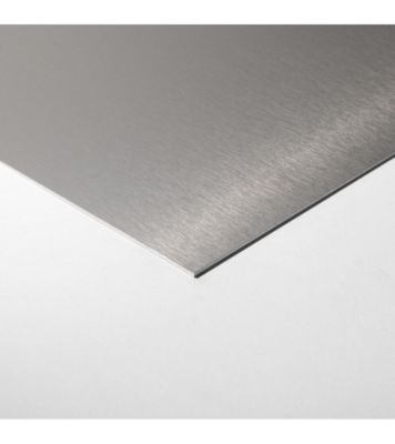 Crédence - Fond de hotte - Aluminium Anodisé Brossé - H75cm x L130cm