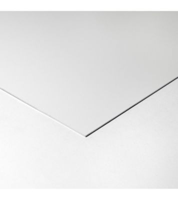 Crédence - Fond de hotte - Aluminium Blanc RAL 9010 sat - H45cm x L120cm