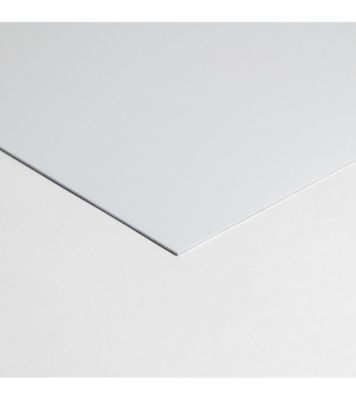 Crédence - Fond de hotte - Aluminium Blanc Signalisation RAL 9016 Brillant - H35cm x L100cm