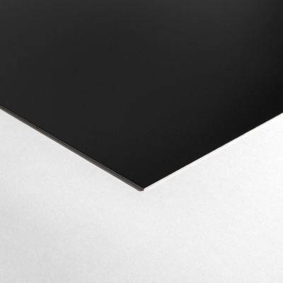Crédence - Fond de hotte - Aluminium Noir RAL 9005 sat - H60cm x L110cm