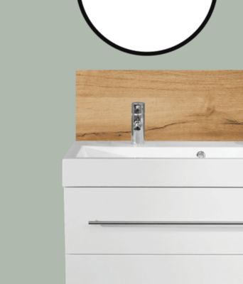 Crédence salle de bain EFFET BOIS NATUREL 120 cm x 30 cm Ma Nouvelle Décoration