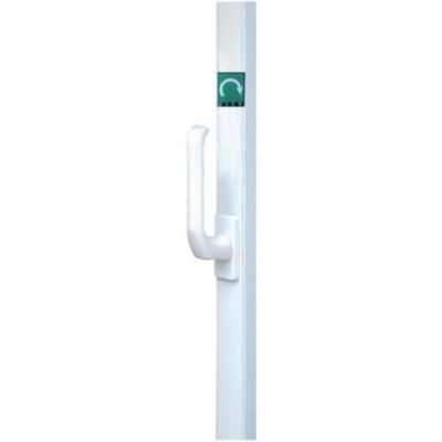 Crémone pompier à poignée rotative L.2,3m blanc - ISEO - 43002300