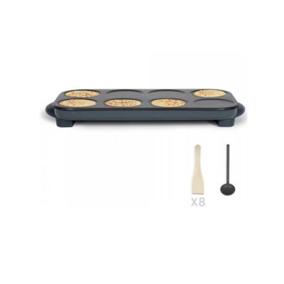 Crêpière 1500w 12 cm multi crêpes Livoo DOC186G maxi crêpes party