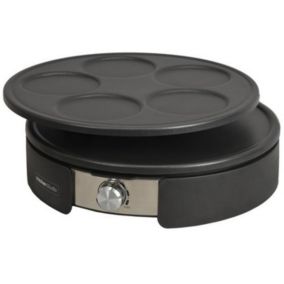 Crépière 1500w 37cm noir Kitchen Chef KSLW170F