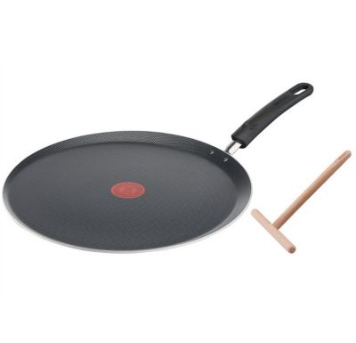 Crêpière aluminium 34cm + répartiteur Tefal B5549712 easy cook & clean