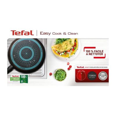 Crêpière anti-adhésive 25cm Tefal B5541002 easy cook & clean