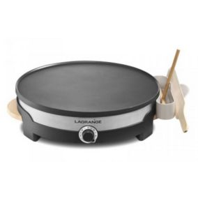 Crêpière fonte 35cm 1500w noir Lagrange 109011