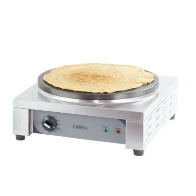 Crêpière Professionnelle - Casselin - Carrée - Inox - 2700 W - Thermostat réglable