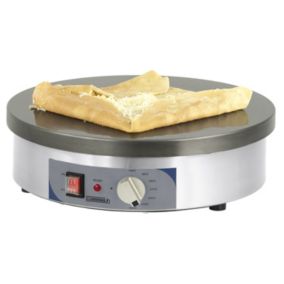 Crêpière ronde premium 2700w 40cm inox Casselin CCR40EP