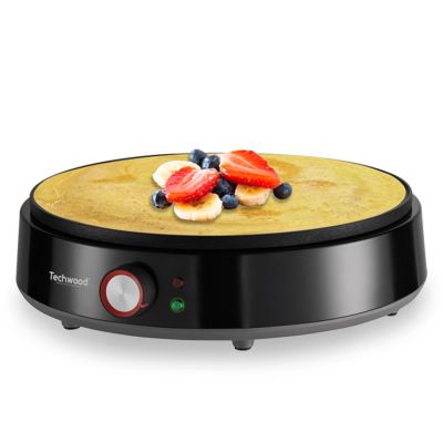 Crêpière - Techwood TCP-176 - Anti adhésif ILAG - 30 cm - Puissance : 1200W