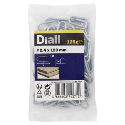 Crampillons en acier galvanisé 2,4x20 - 125g