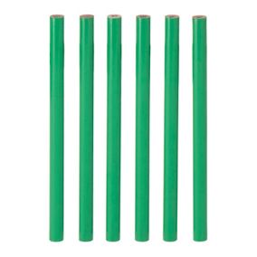 Crayon de maçon - 6 pièces Bois Vert