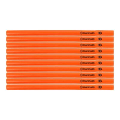 Crayon de menuisier 175mm - 10 pièces Bois Magnusson