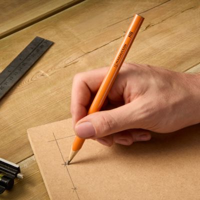 Crayon de menuisier 175mm - 10 pièces Bois Magnusson