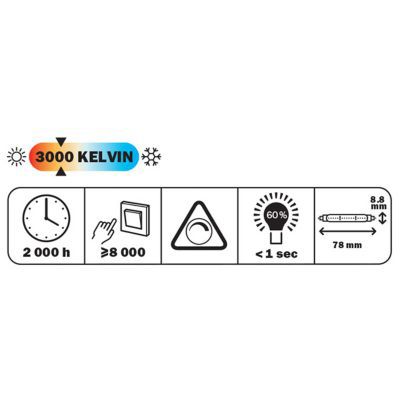 Lot De 2 Ampoules Halogène R7s 400W 118mm - Dimmable, 2700K Blanc Chaud - Pour Projecteurs Extérieurs