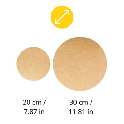Lot De 12 Disques De Bois 20cm X 2mm - Plaques Rondes Brut Pour Bricolage, Peinture, Décoration Naturelle - 11