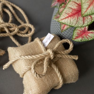 Creative Deco 20m Corde de Jute Epaisseur 10mm - Personnalisation Possible Tous les 5m - Corde Solide - Torsadé Fibres Naturelles