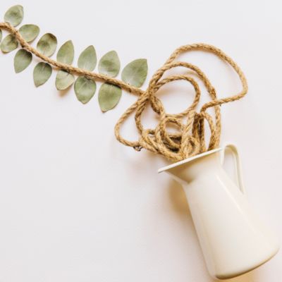 Creative Deco Corde Jute 50 m 8 mm - Fibre Naturelle Torsadée - Solide Durable - Bricolage Jardin Maison