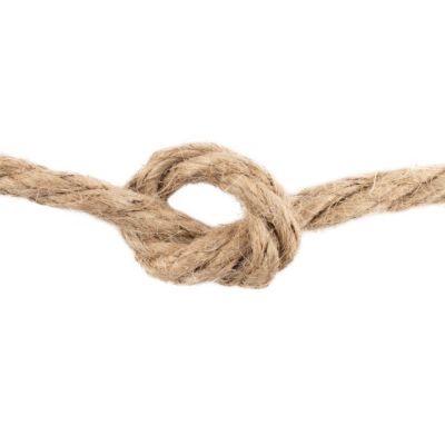 Creative Deco Corde Jute 50 m 8 mm - Fibre Naturelle Torsadée - Solide Durable - Bricolage Jardin Maison