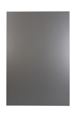 Crédence aluminium black silver 120 x 80 cm