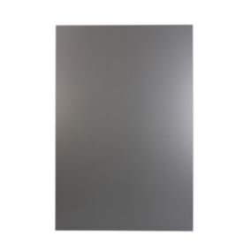 Crédence aluminium black silver 120 x 80 cm