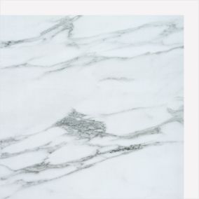 Crédence D-C-Fix SA Wall Tiles Premium Marble PVC avec adhésif marbre structuré mat et satiné gris L. 30,5 x l. 30,5 cm