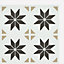 Crédence D-C-Fix SA Wall Tiles Vivid Stars PVC avec adhésif Carrelage Structuré Mat et satiné blanc, gris, beige L. 30,5 x l. 30,5 cm