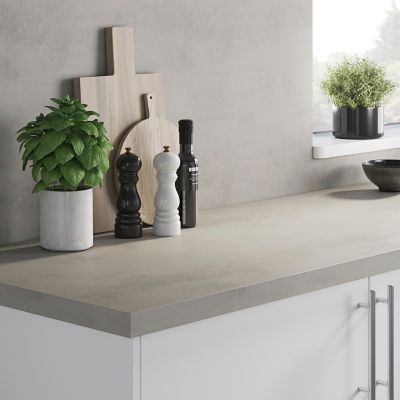 Crédence de cuisine aspect béton GoodHome Kala l. 300 cm x H. 60 cm x Ep. 8 mm