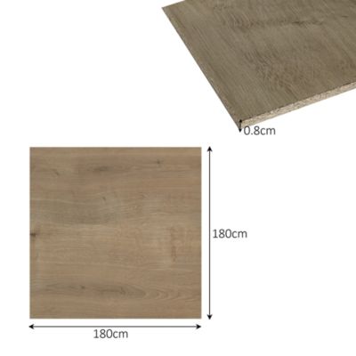 Crédence de cuisine aspect chêne l. 180 cm x H. 60 cm x Ep. 8 mm