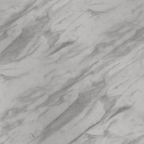 Crédence de cuisine aspect marbre blanc GoodHome Algiata l. 300 cm x H. 60 cm x Ep. 8 mm