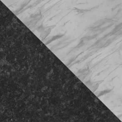 Crédence de cuisine aspect marbre blanc GoodHome l. 200 x H. 60 xm x Ép. 8 mm