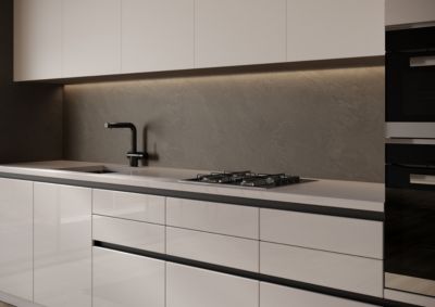 Crédence de cuisine aspect oxydé GoodHome Kabsa l. 300 cm x H. 60 cm x Ep. 10 mm