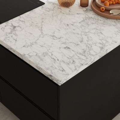 Crédence de cuisine aspect quartzite GoodHome Berberis l. 300 cm x H. 60 cm x Ep. 8 mm